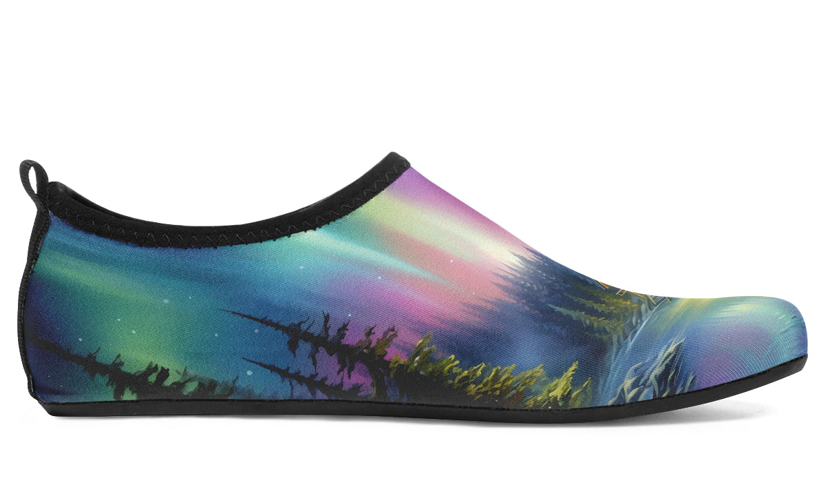 Aurora Borealis Aqua Shoes