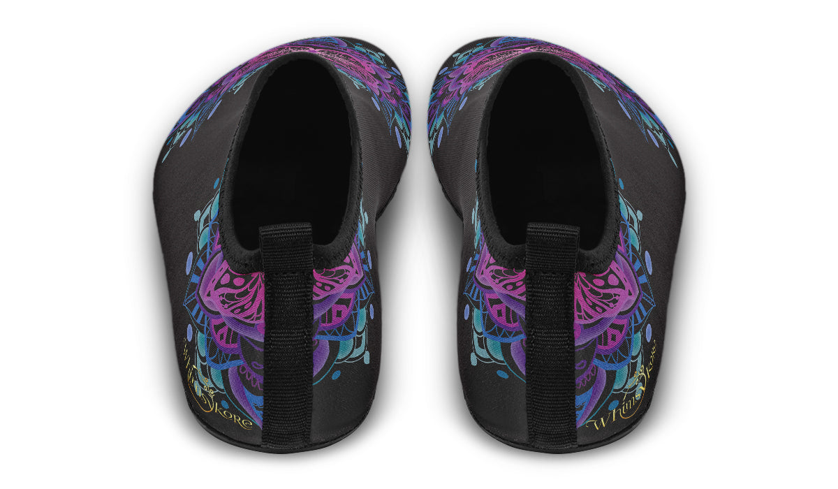 Butterfly Mandala Aqua Shoes