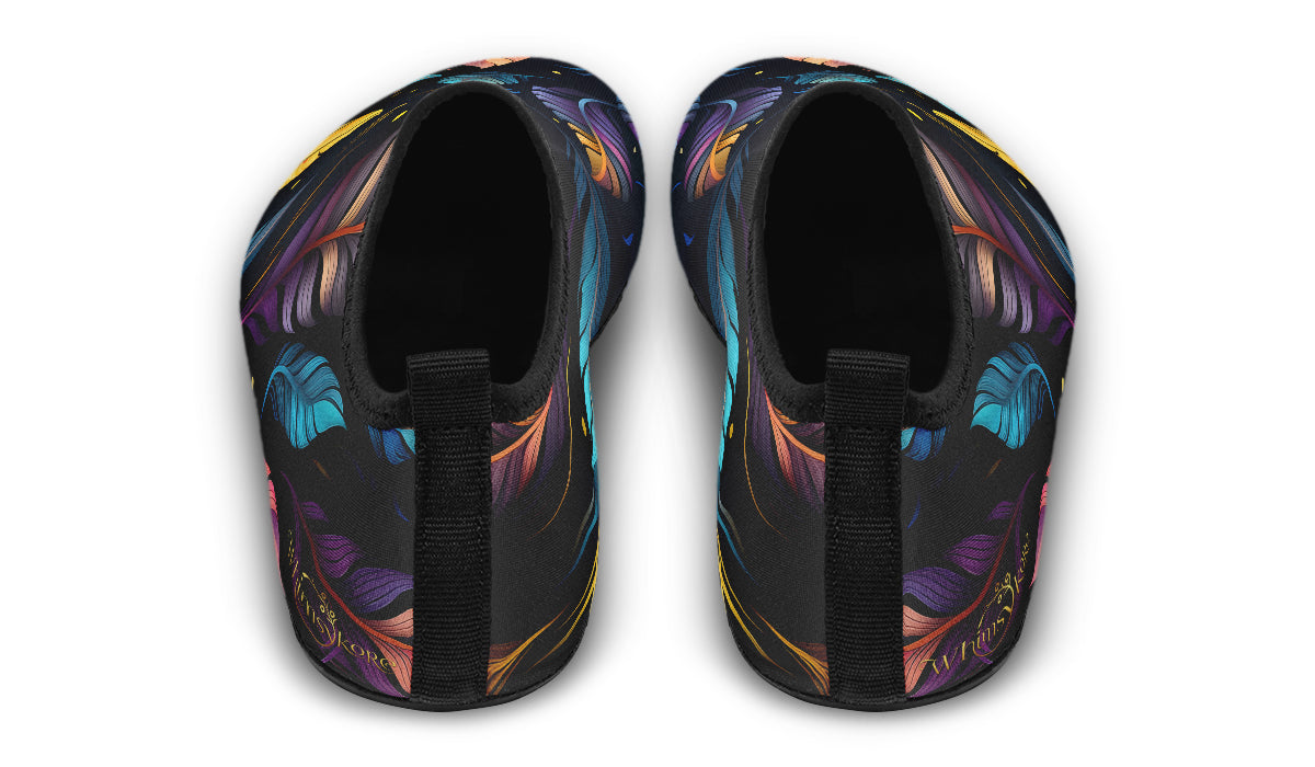 Feathers Aqua Shoes