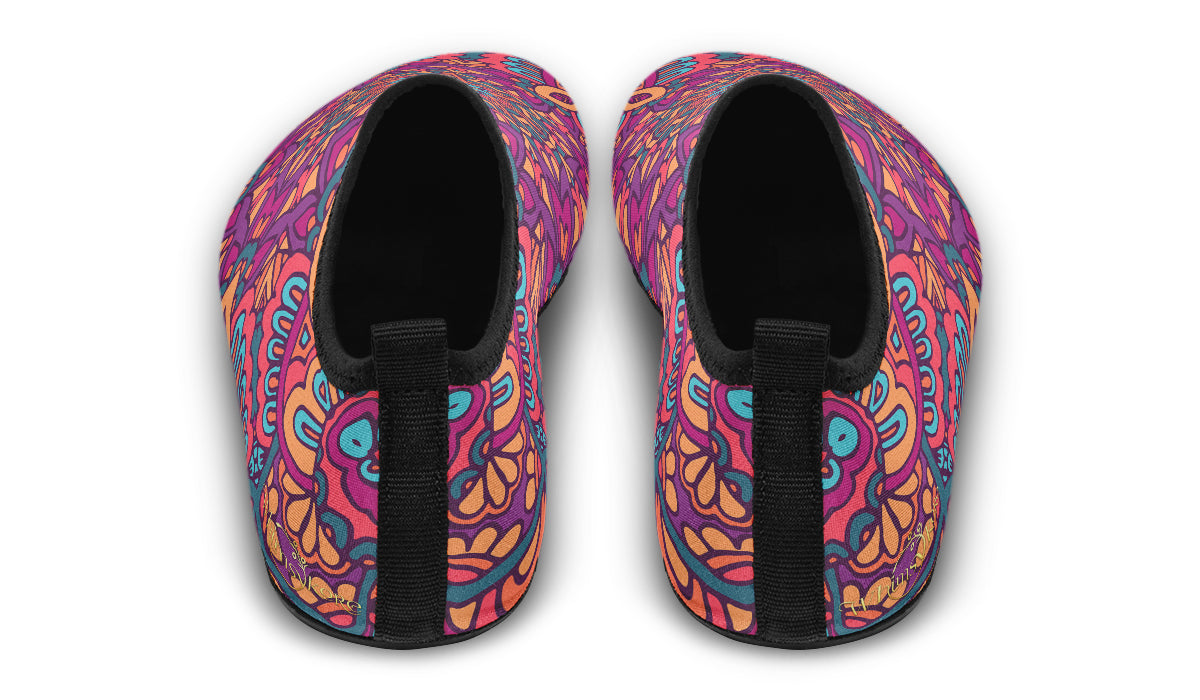 Festive Mandala Aqua Shoes
