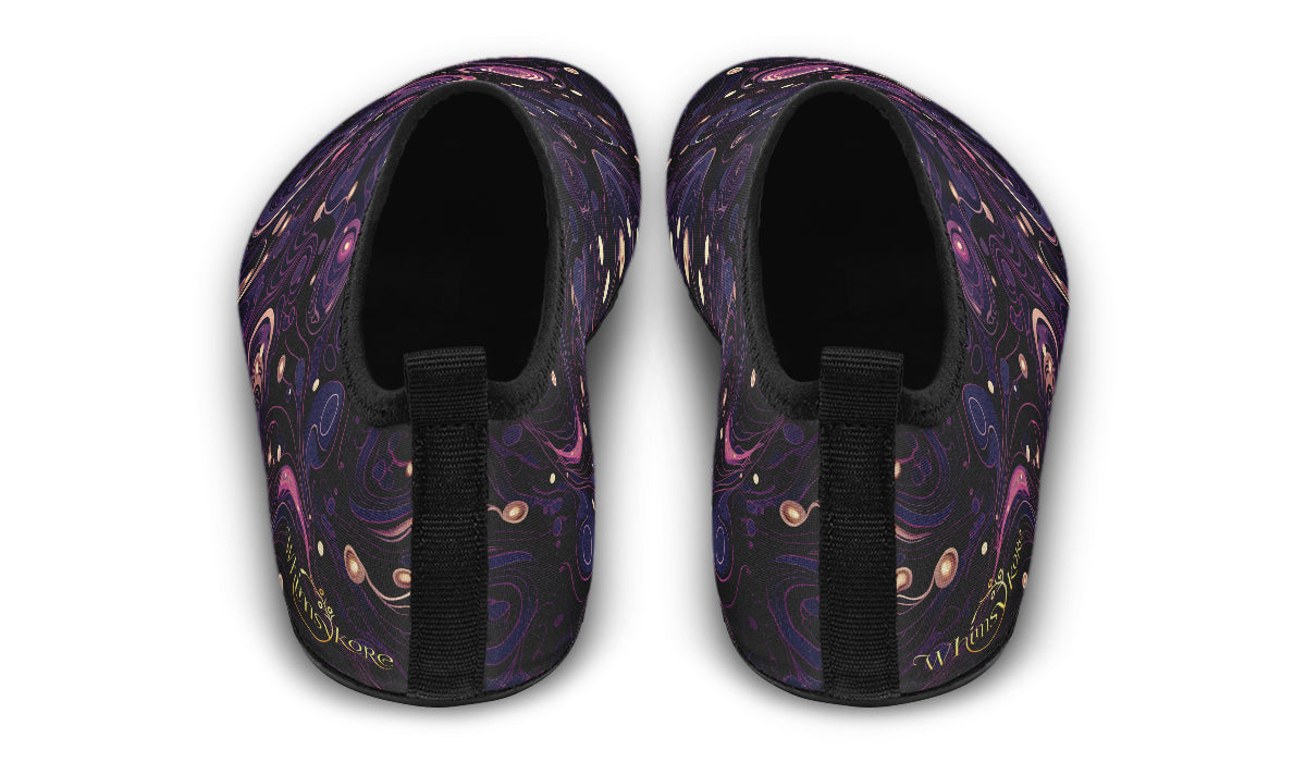 Purple Swirls Aqua Shoes