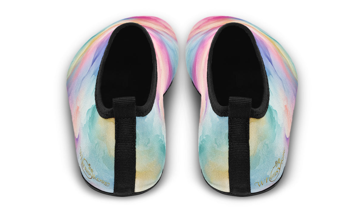 Rainbow Clouds Aqua Shoes