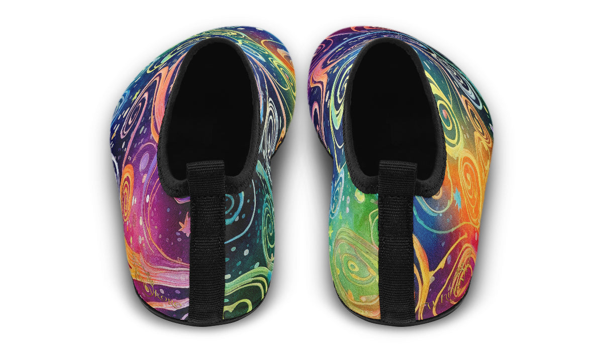 Rainbow Night Aqua Shoes