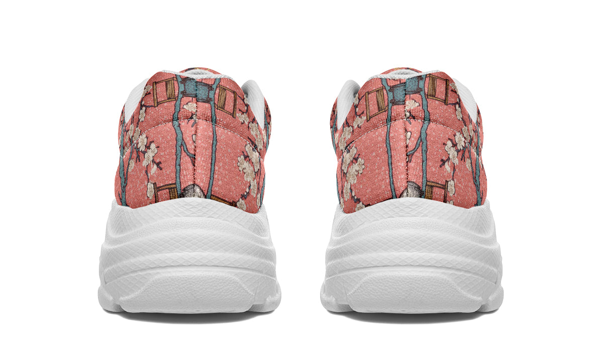 Birds And Blossoms Chunky Sneakers