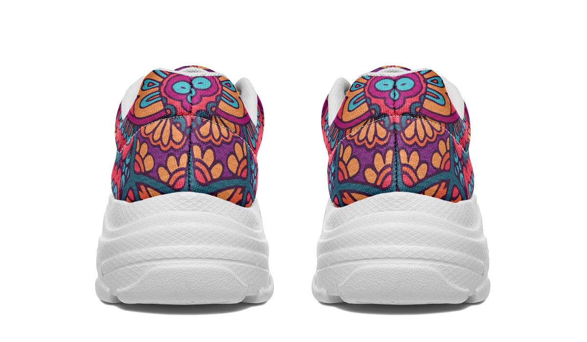 Festive Mandala Chunky Sneakers