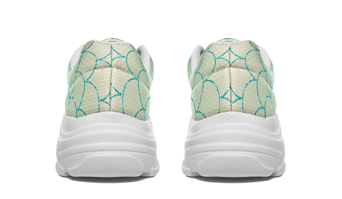 Mermaids Tail Chunky Sneakers