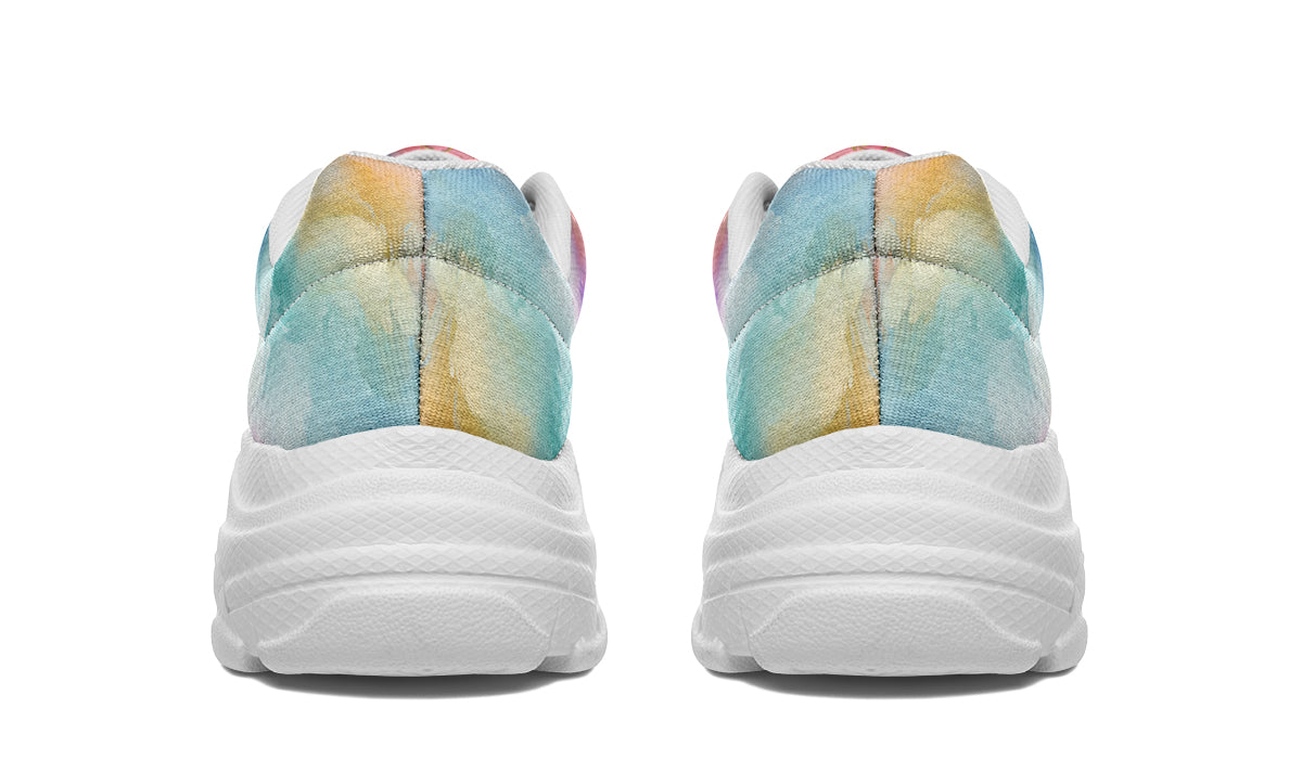 Rainbow Clouds Chunky Sneakers