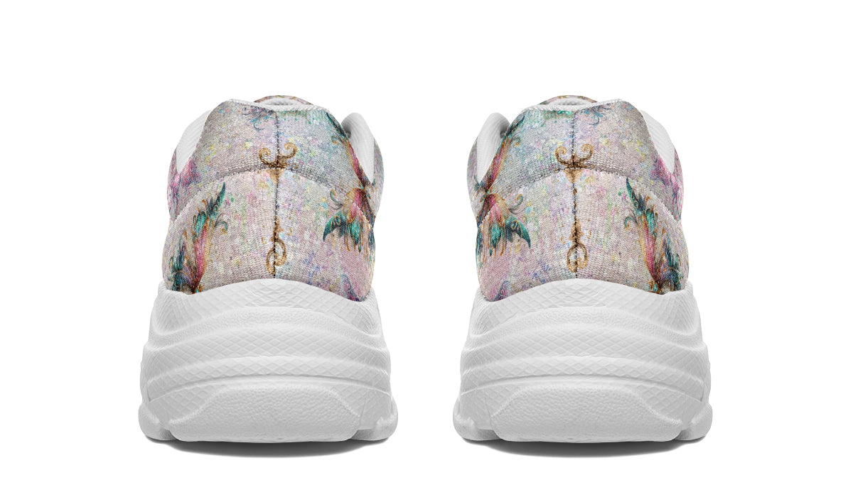 Sparkly Butterflies Chunky Sneakers