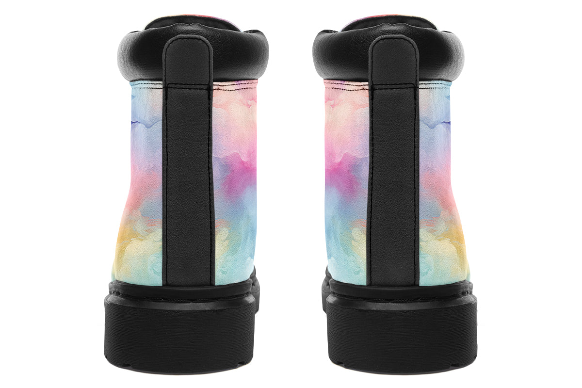 Rainbow Clouds Classic Boots