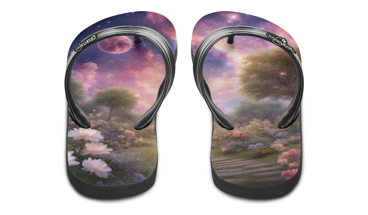 Garden Of Whimsy Flip Flops