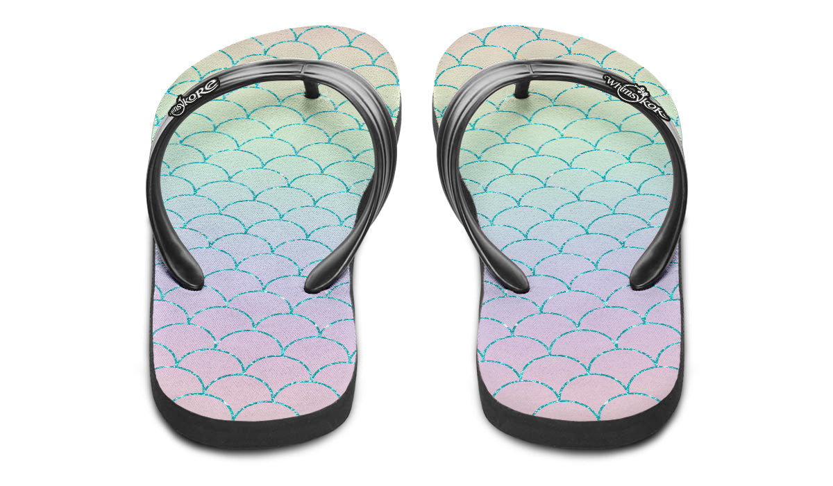 Mermaids Tail Flip Flops