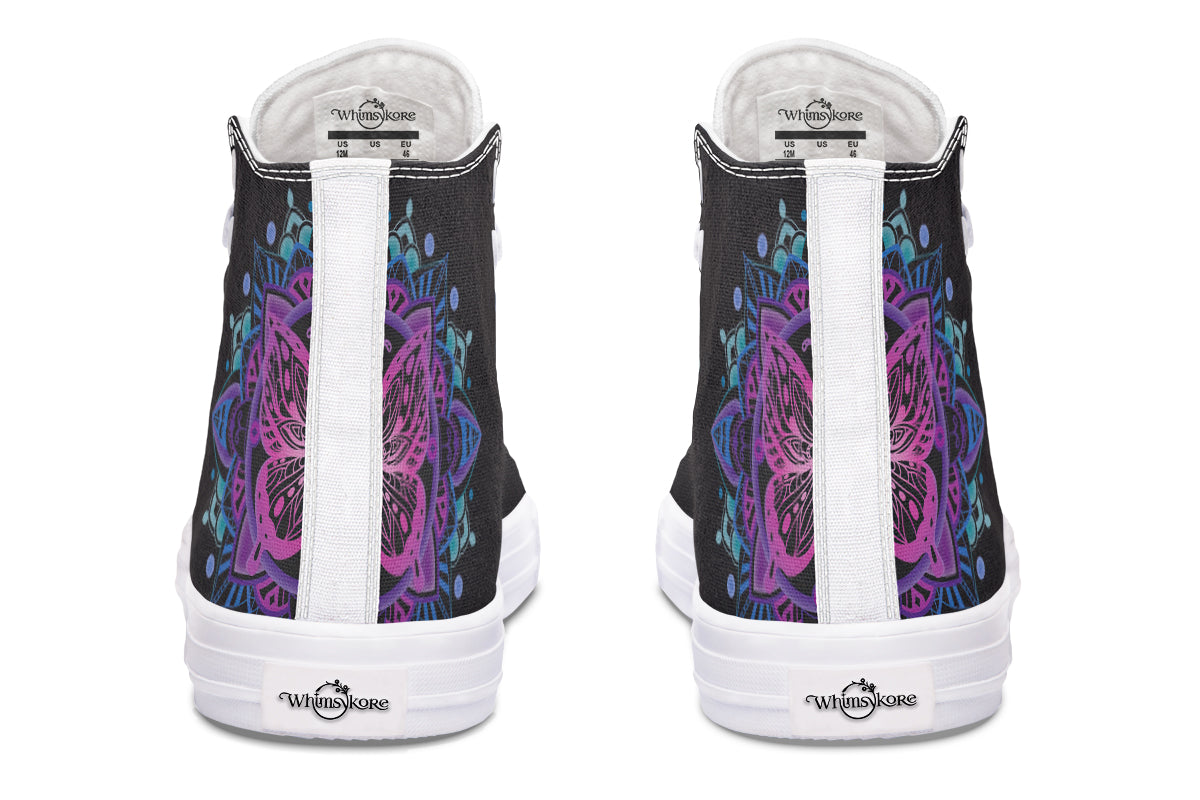 Butterfly Mandala High Tops