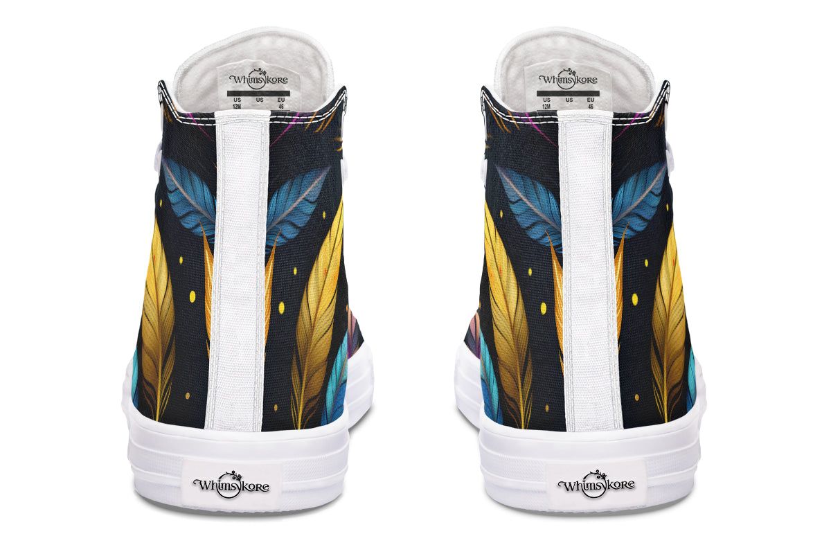 Feathers High Tops