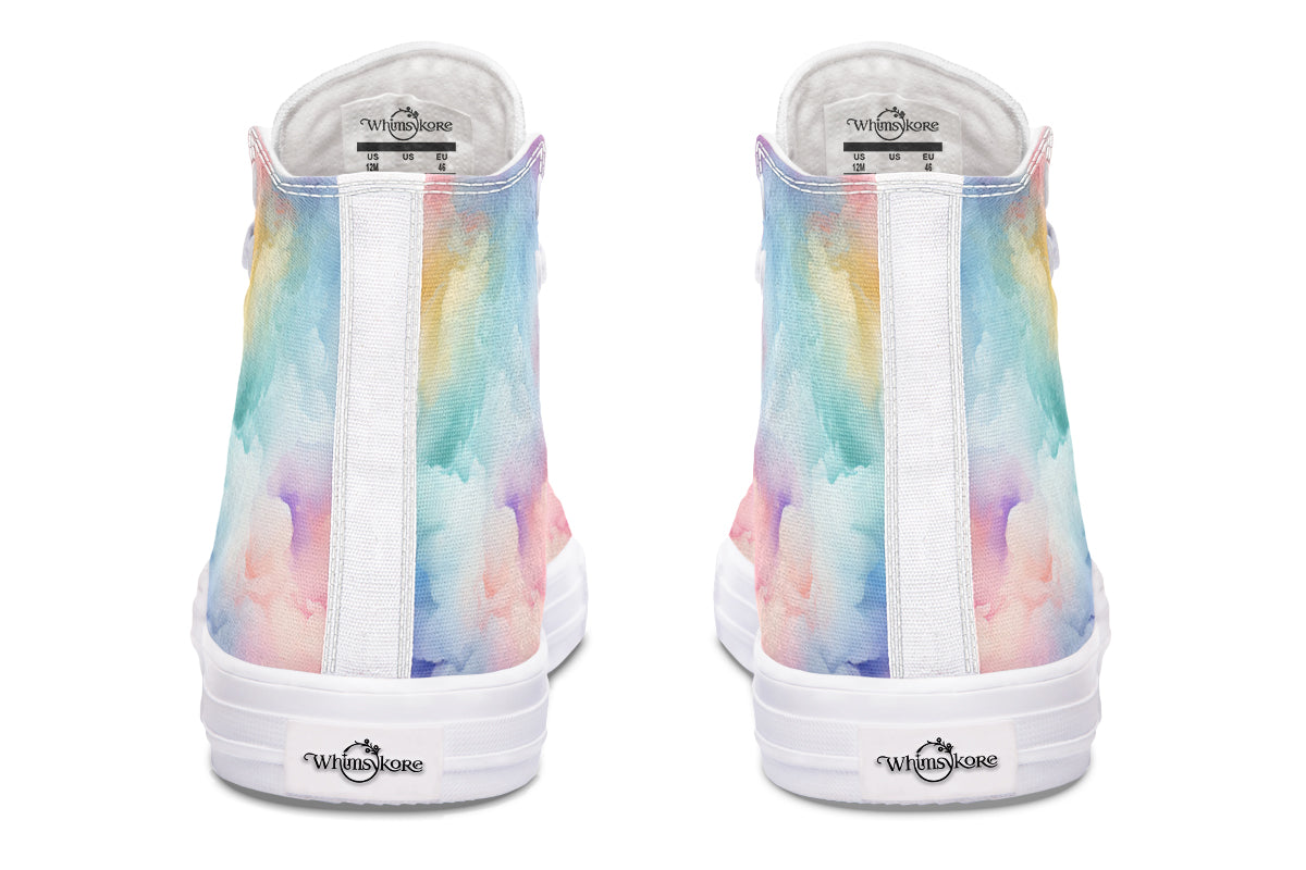 Rainbow Clouds High Tops
