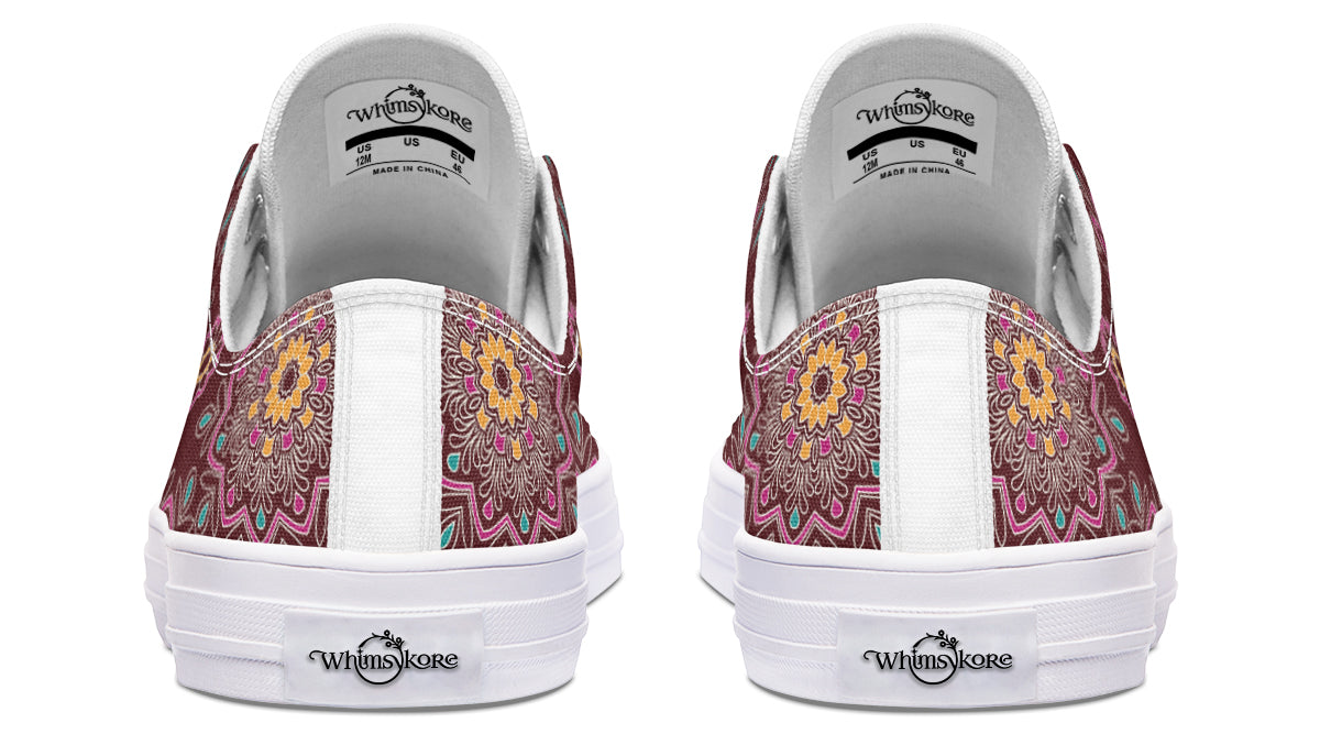 Boho Mandala Low Tops