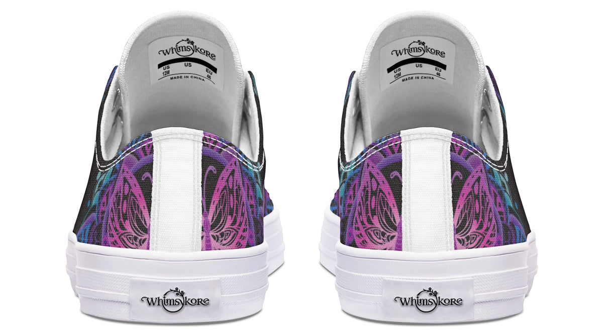Butterfly Mandala Low Tops