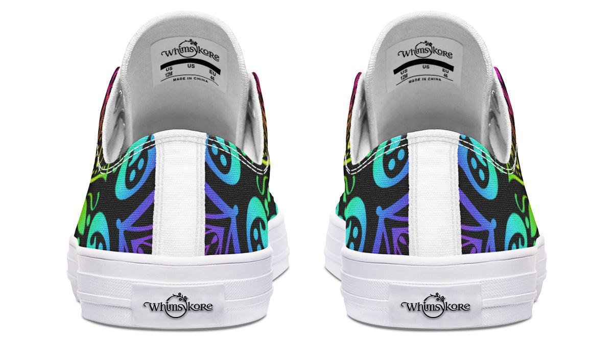 Rainbow Mandala Low Tops