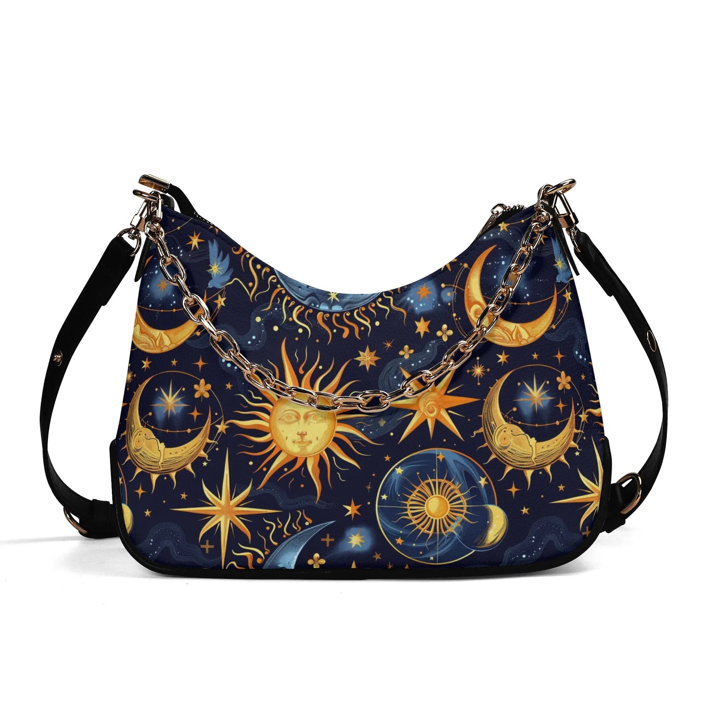 Sun Moon And Stars Cross-Body Bag