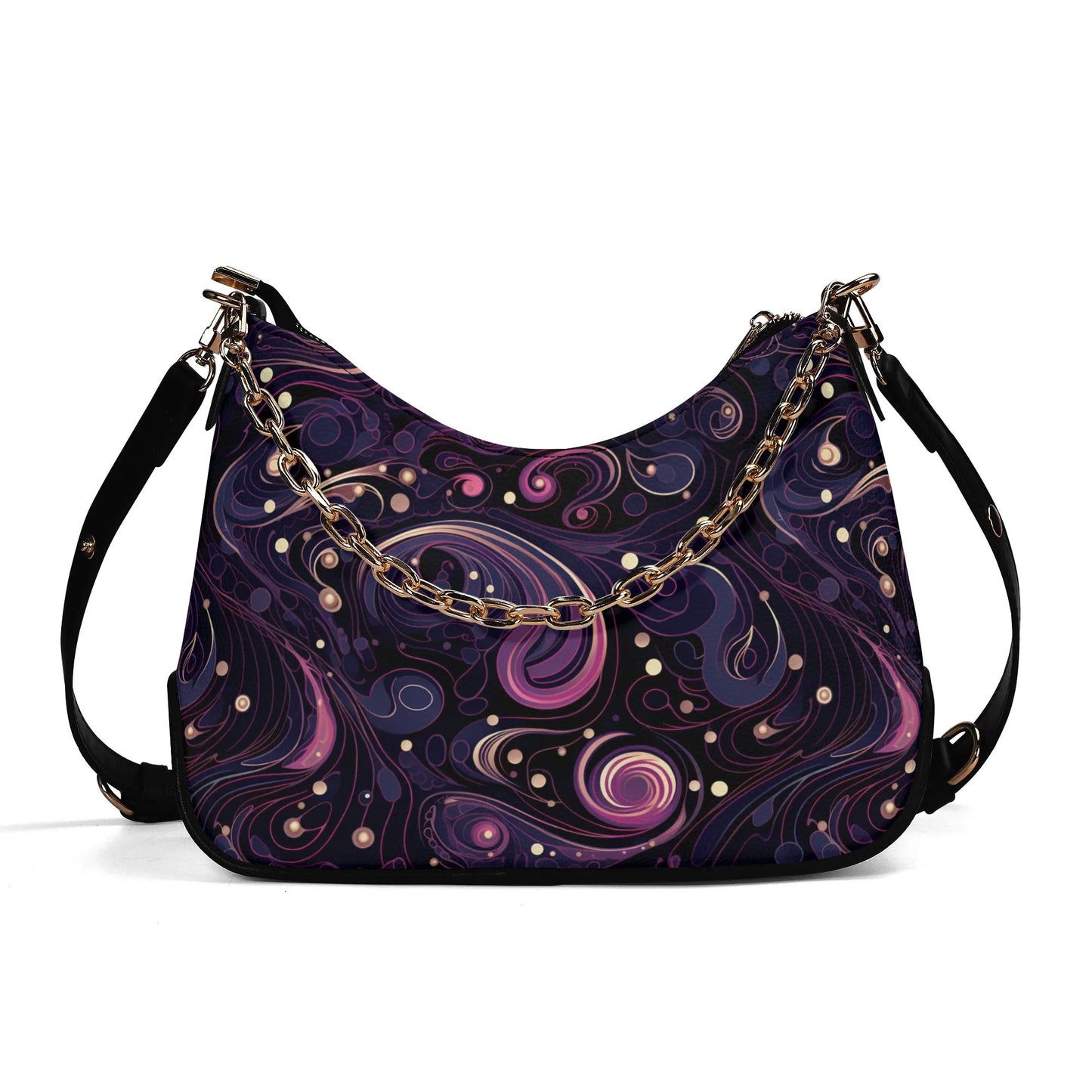 Purple Swirls Cross-Body Bag - Whimsykore