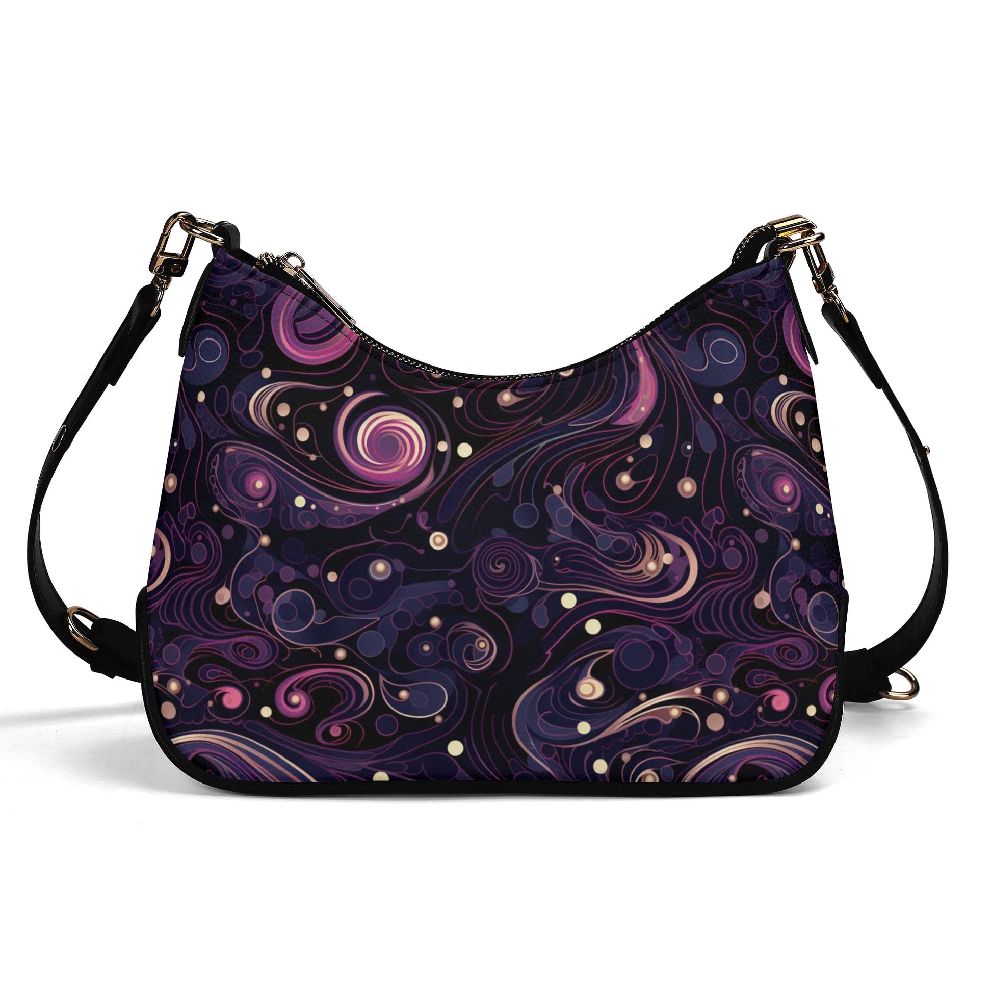 Purple Swirls Cross-Body Bag - Whimsykore