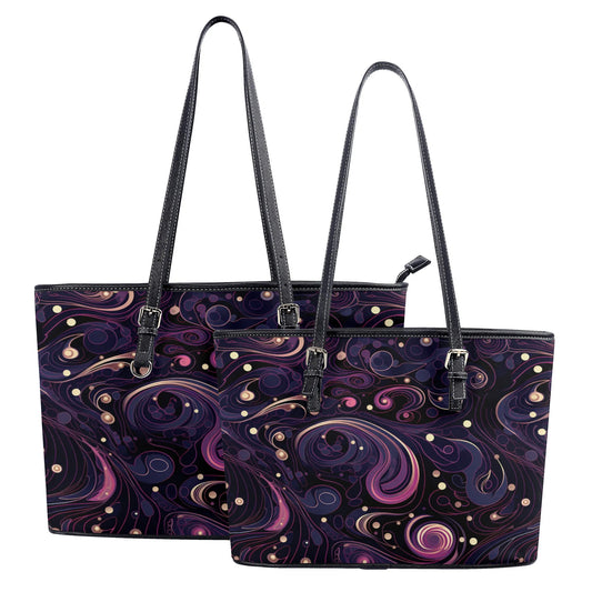 Purple Swirls Tote Bag - Whimsykore