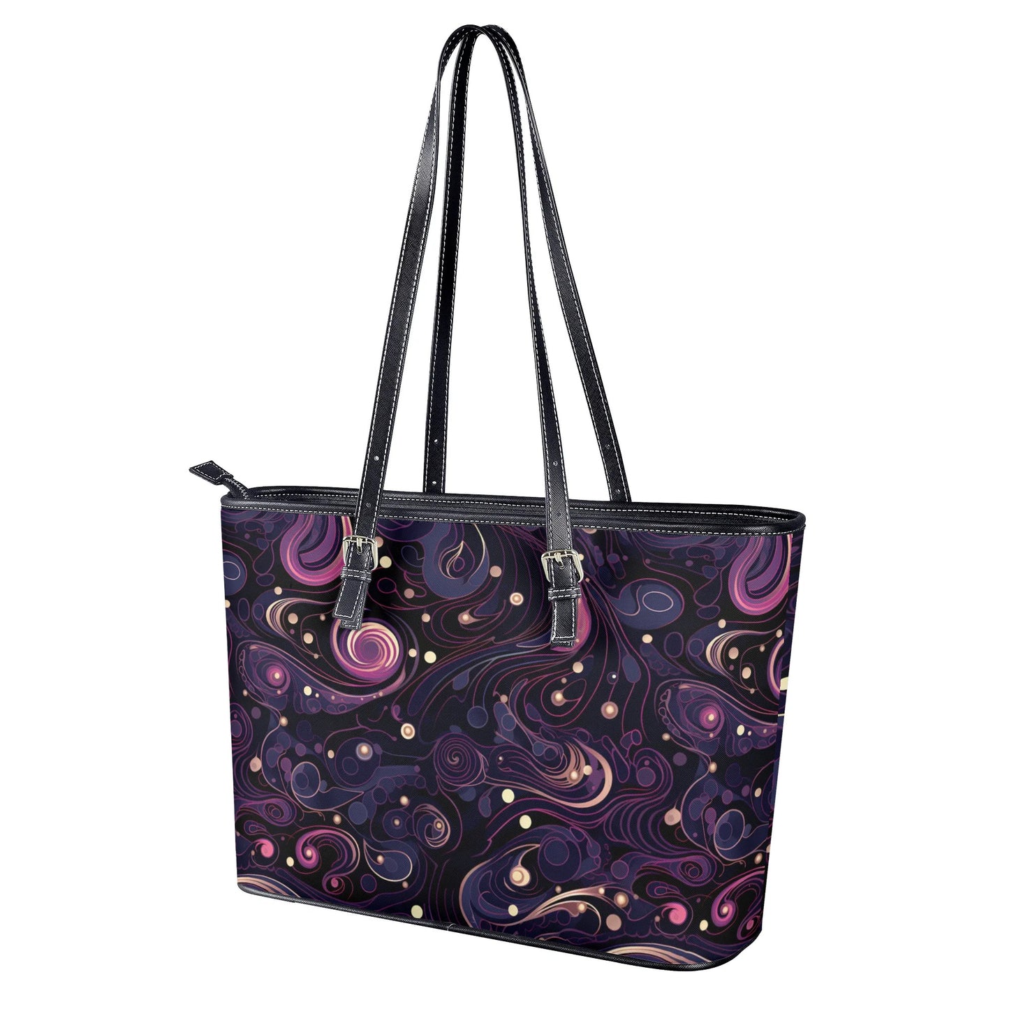 Purple Swirls Tote Bag - Whimsykore