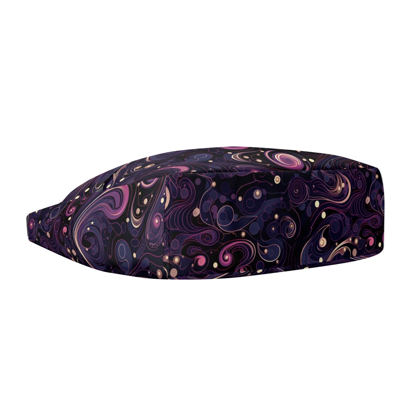 Purple Swirls Messenger Bag