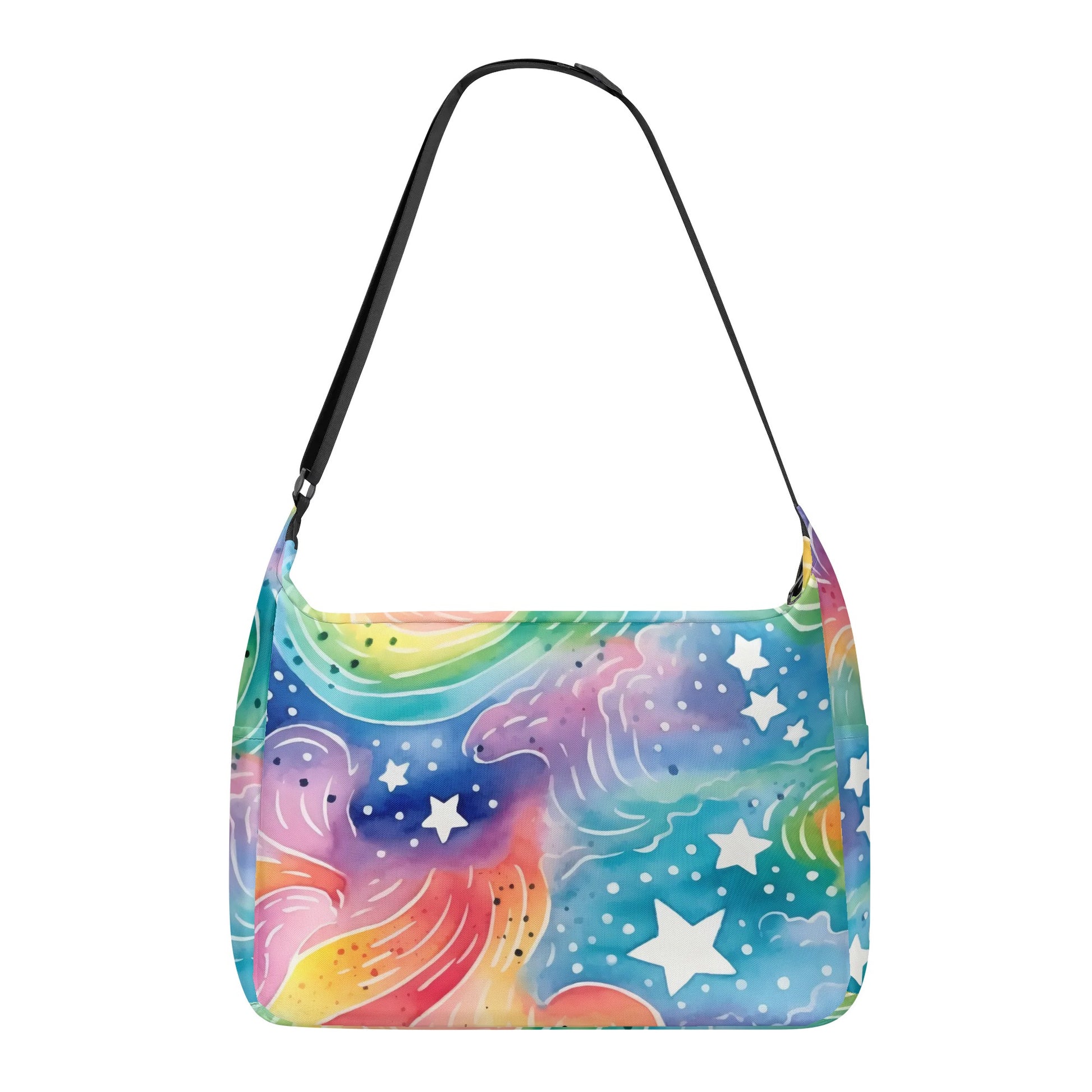 Stars And Swirls Messenger Bag - Whimsykore