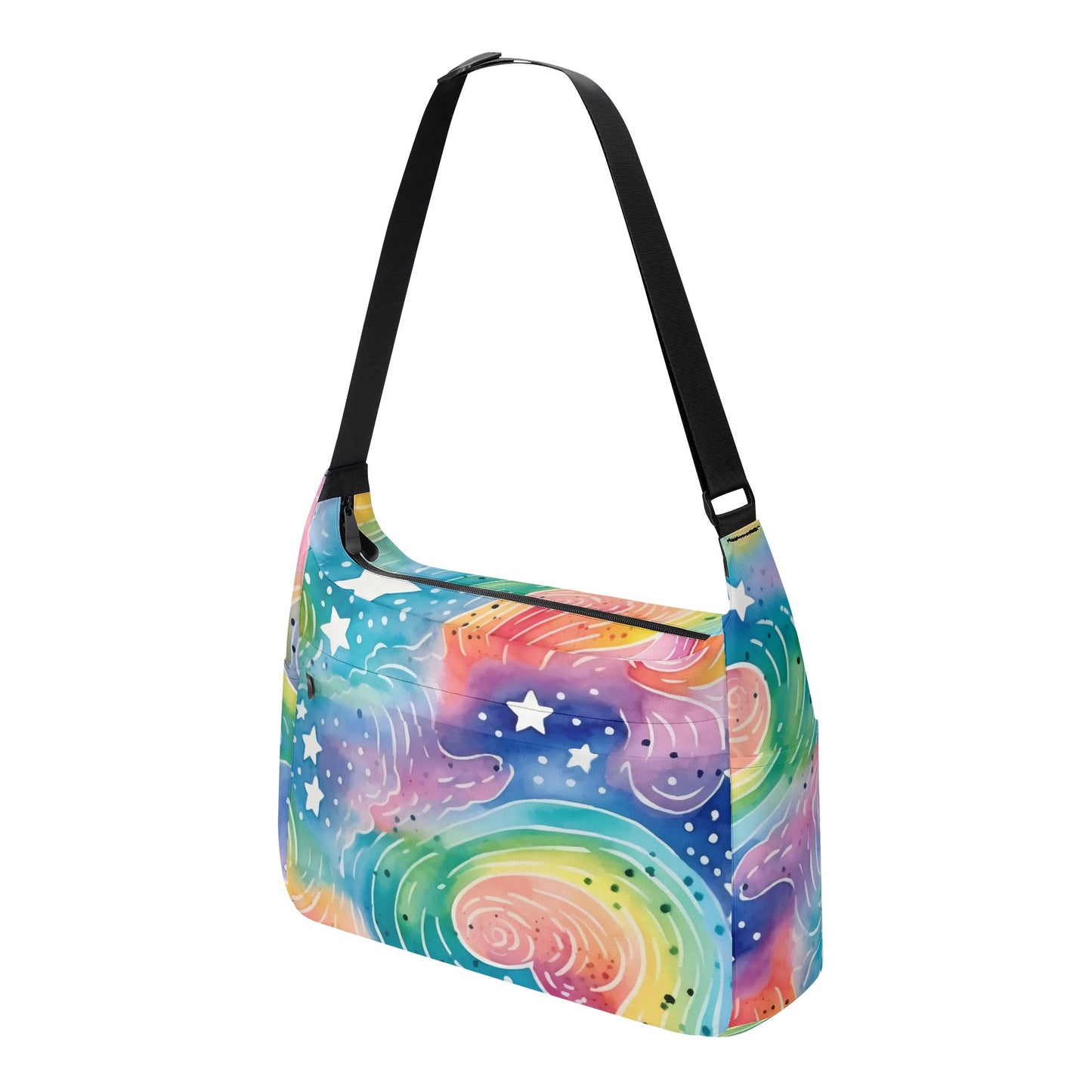 Stars And Swirls Messenger Bag - Whimsykore