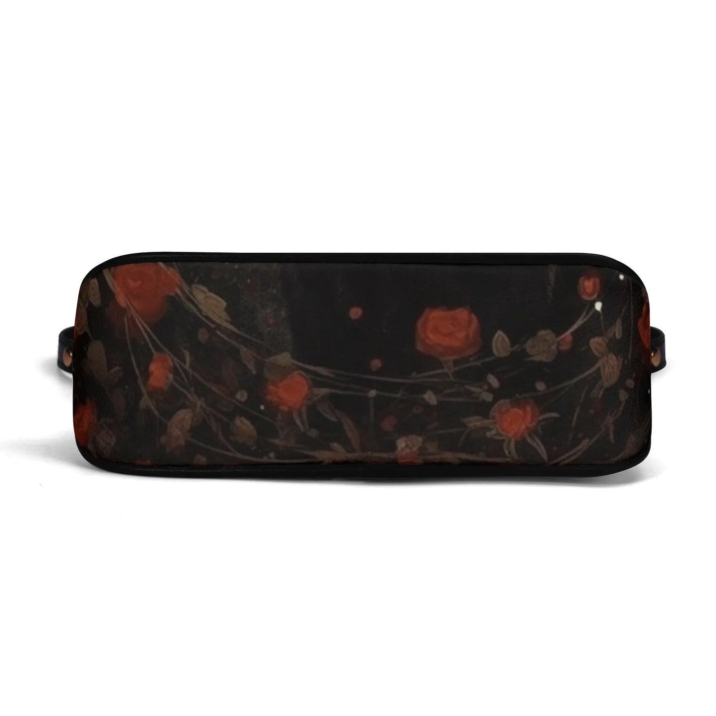 Black Cat And Roses Cross-Body Bag