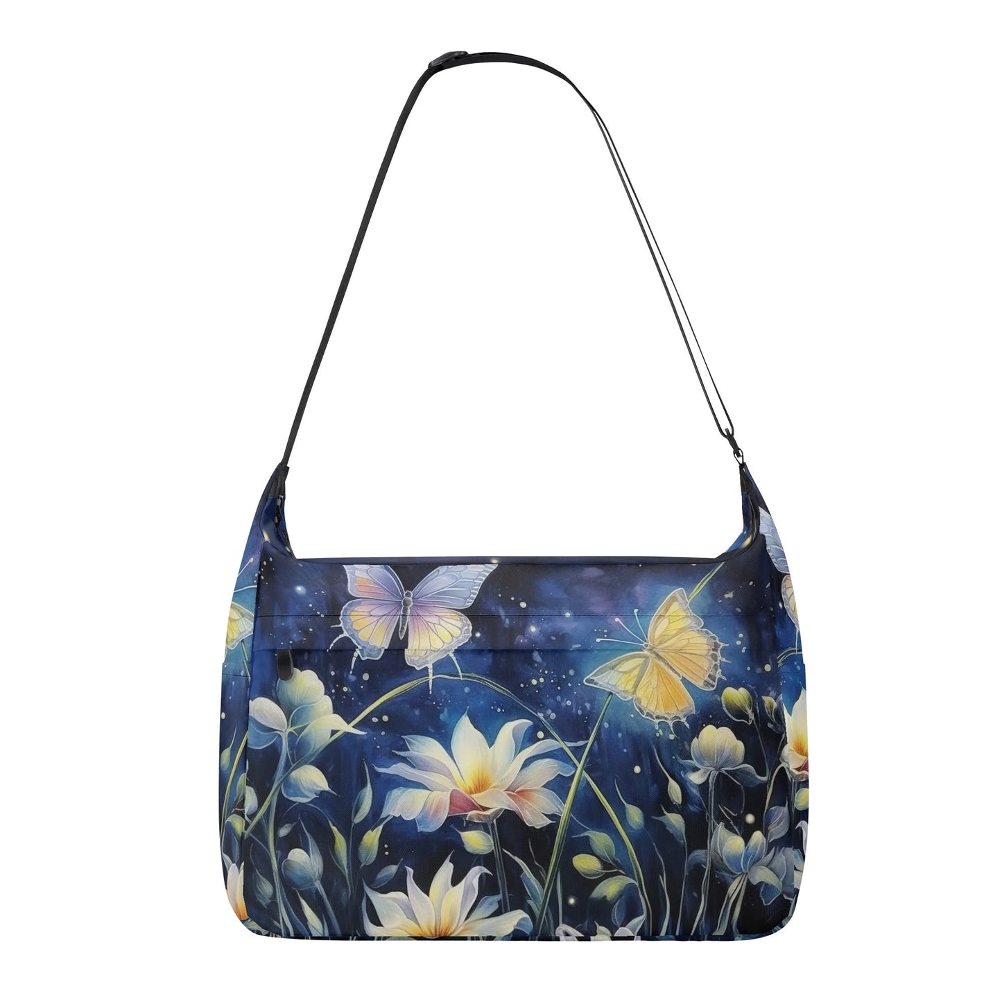 Night Garden Messenger Bag