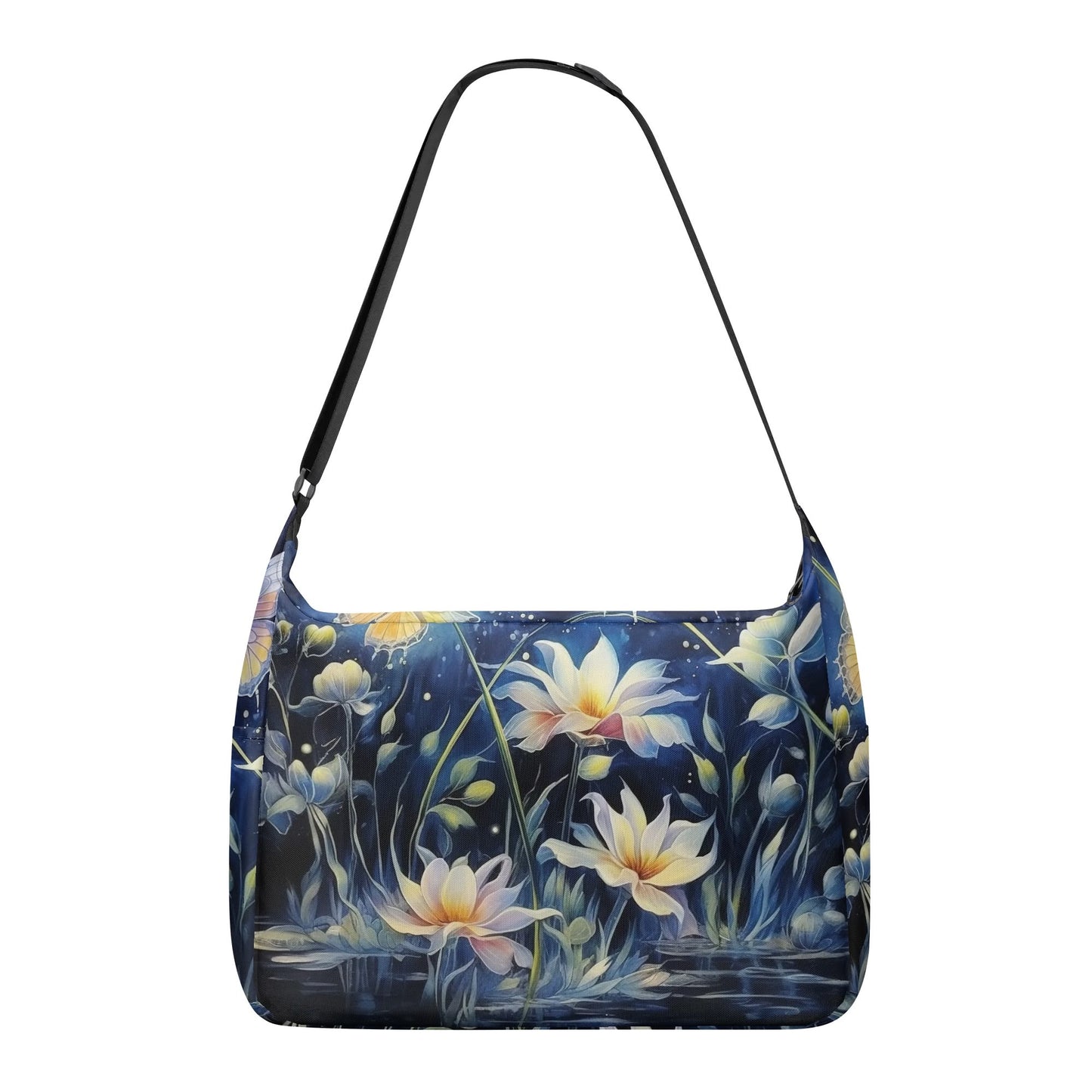 Night Garden Messenger Bag