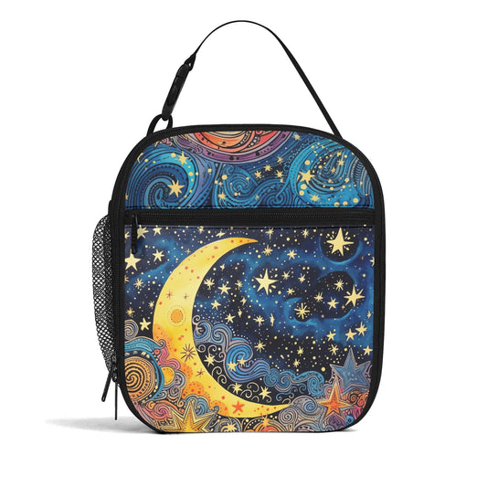 Celestial Moon Insulated Lunch Bag