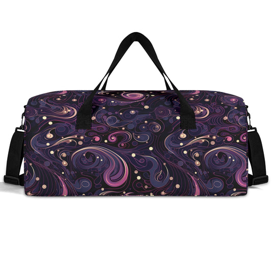 Purple Swirls Duffel Bag