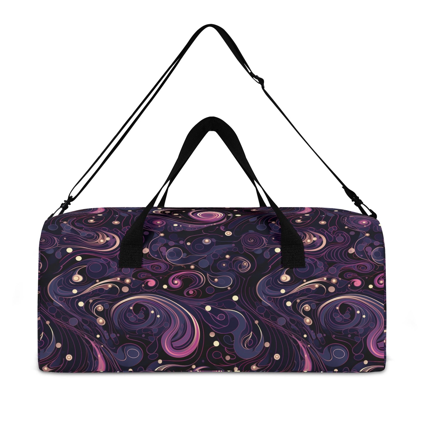 Purple Swirls Duffel Bag