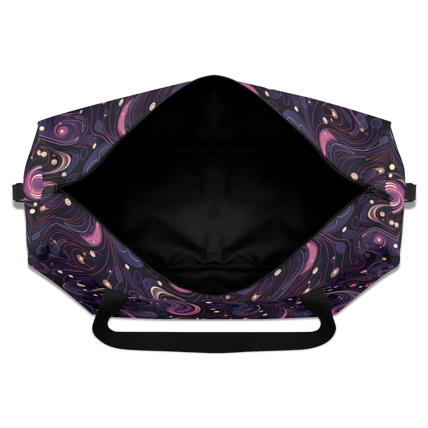 Purple Swirls Duffel Bag