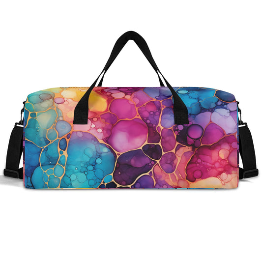 Rainbow Spill Duffel Bag