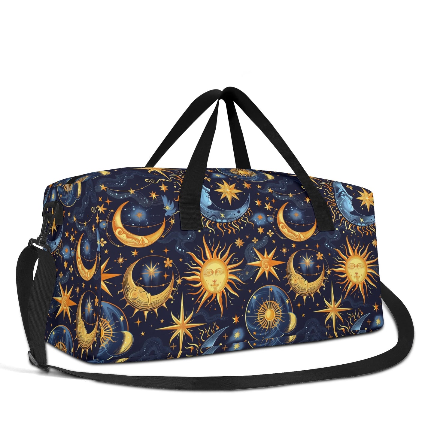 Sun Moon And Stars Duffel Bag