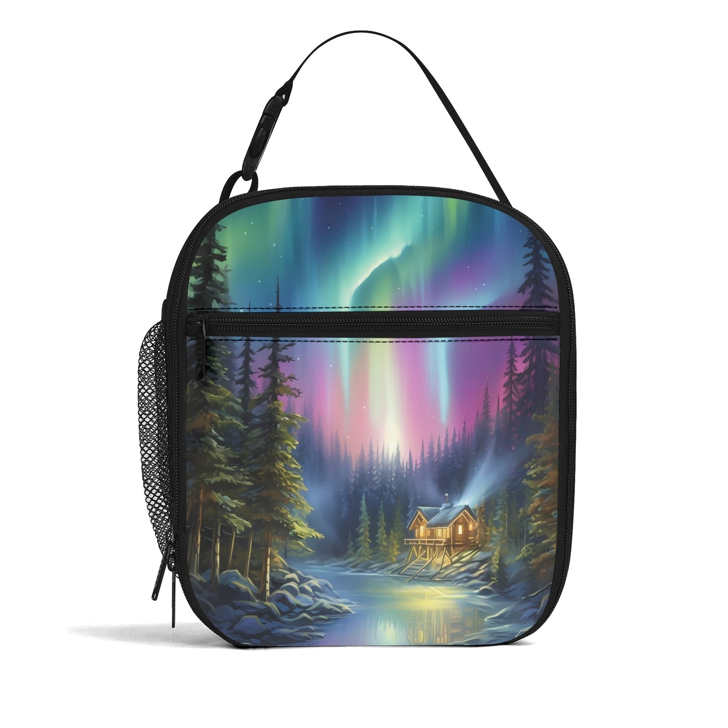 Aurora Borealis Insulated Lunch Bag