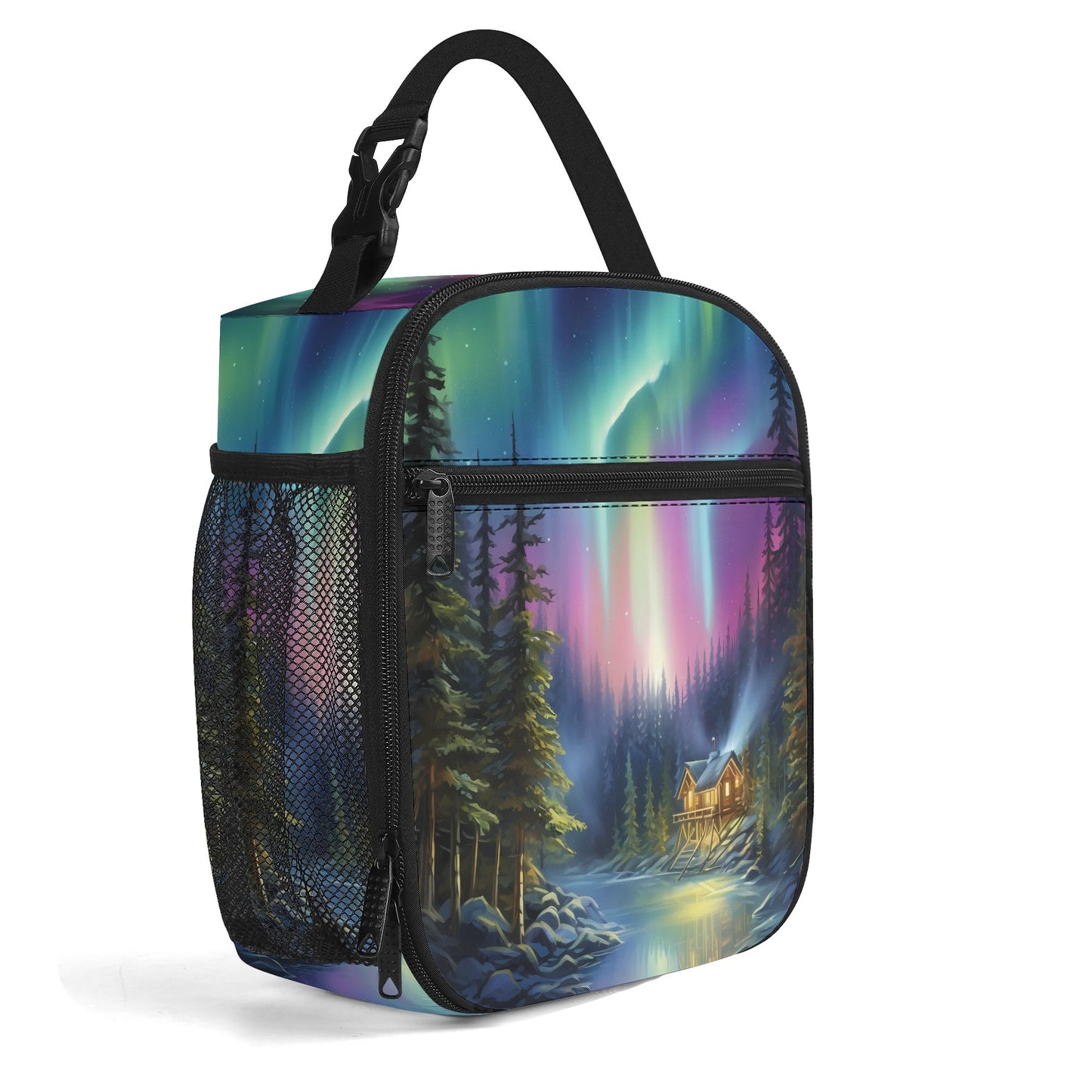 Aurora Borealis Insulated Lunch Bag