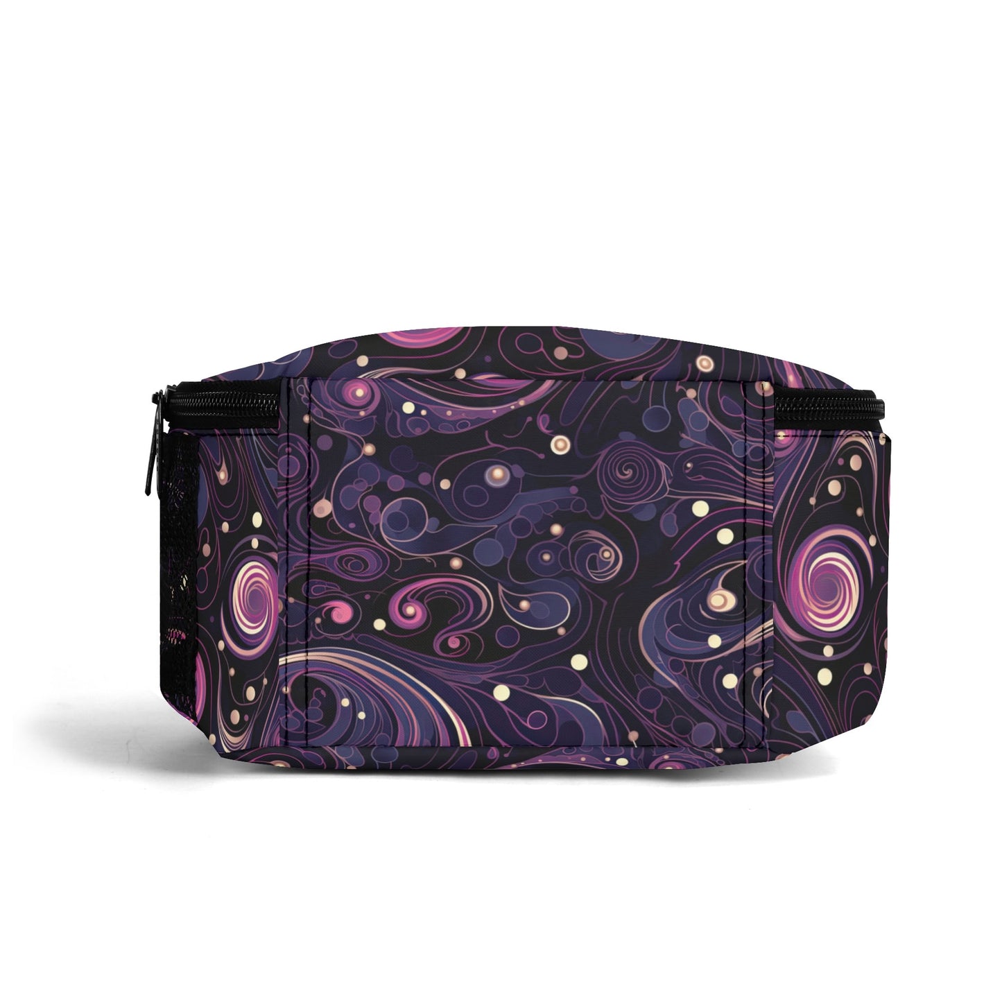 Purple Swirls Insulated Lunch Bag