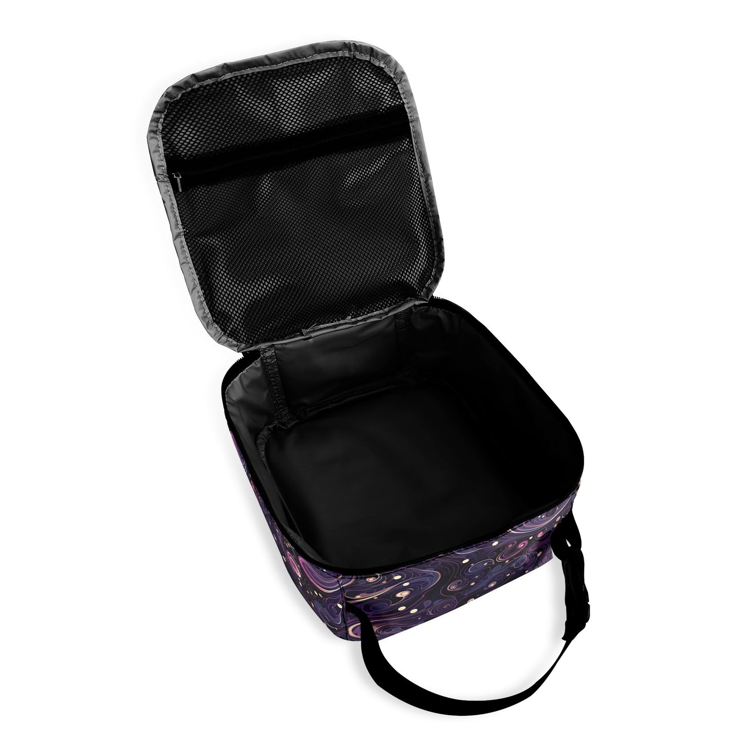 Purple Swirls Insulated Lunch Bag