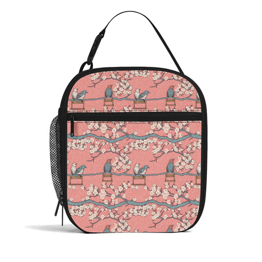 Birds And Blossoms Insulated Lunch Bag