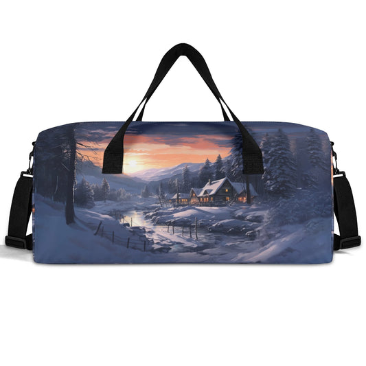 Winter Sunset Duffel Bag