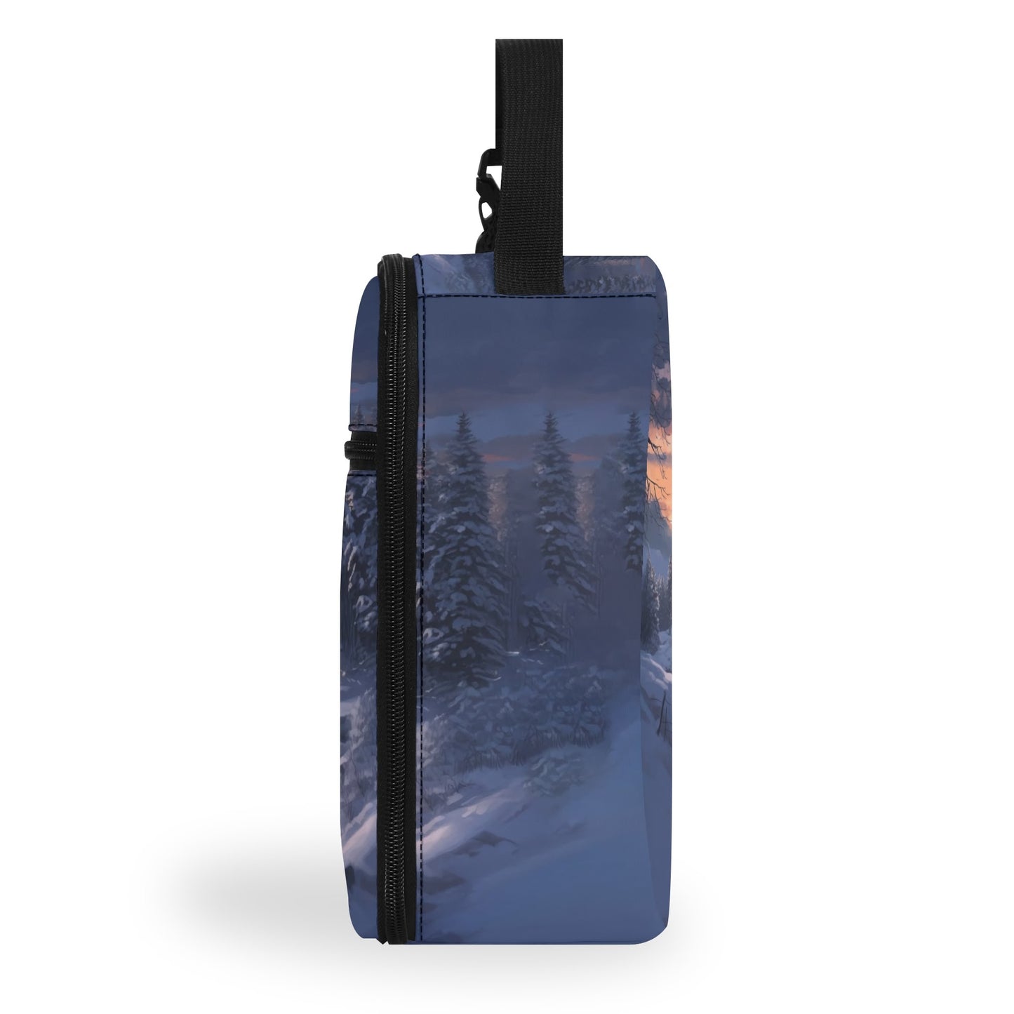 Winter Sunset Insulated Lunch Bag