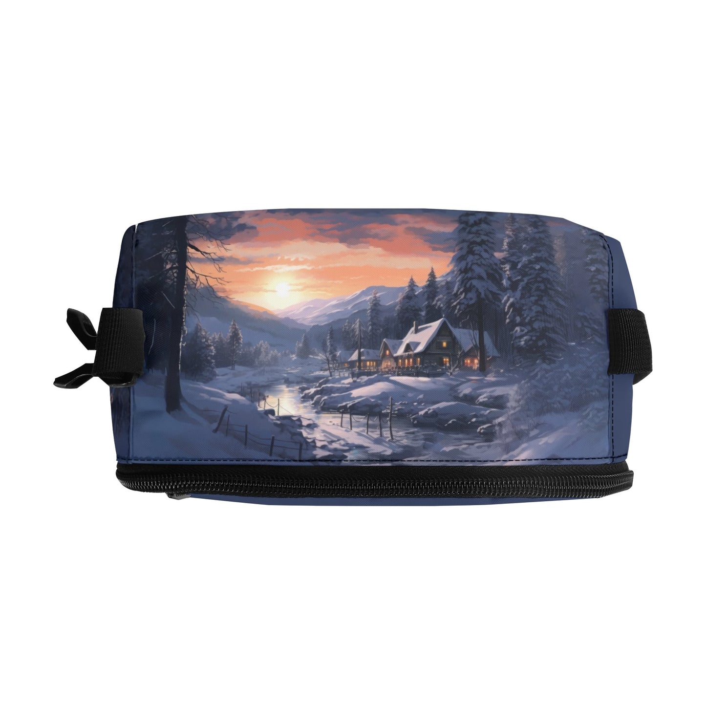 Winter Sunset Insulated Lunch Bag