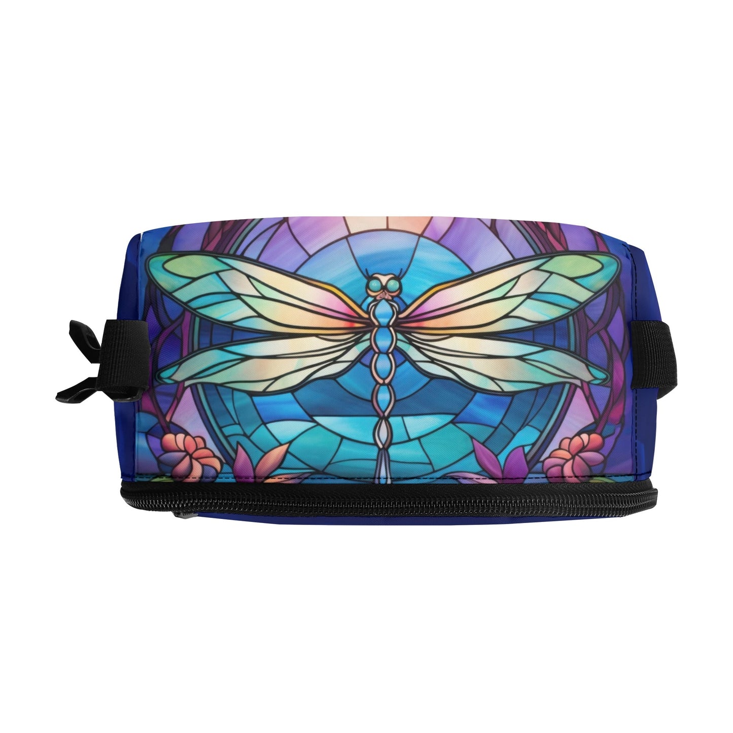 Stained Glass Dragonfly Insulated Lunch Bag