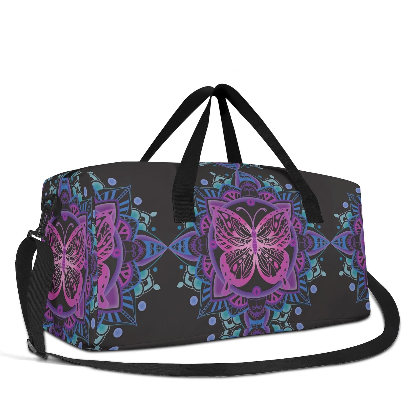 Butterfly Mandala Duffel Bag