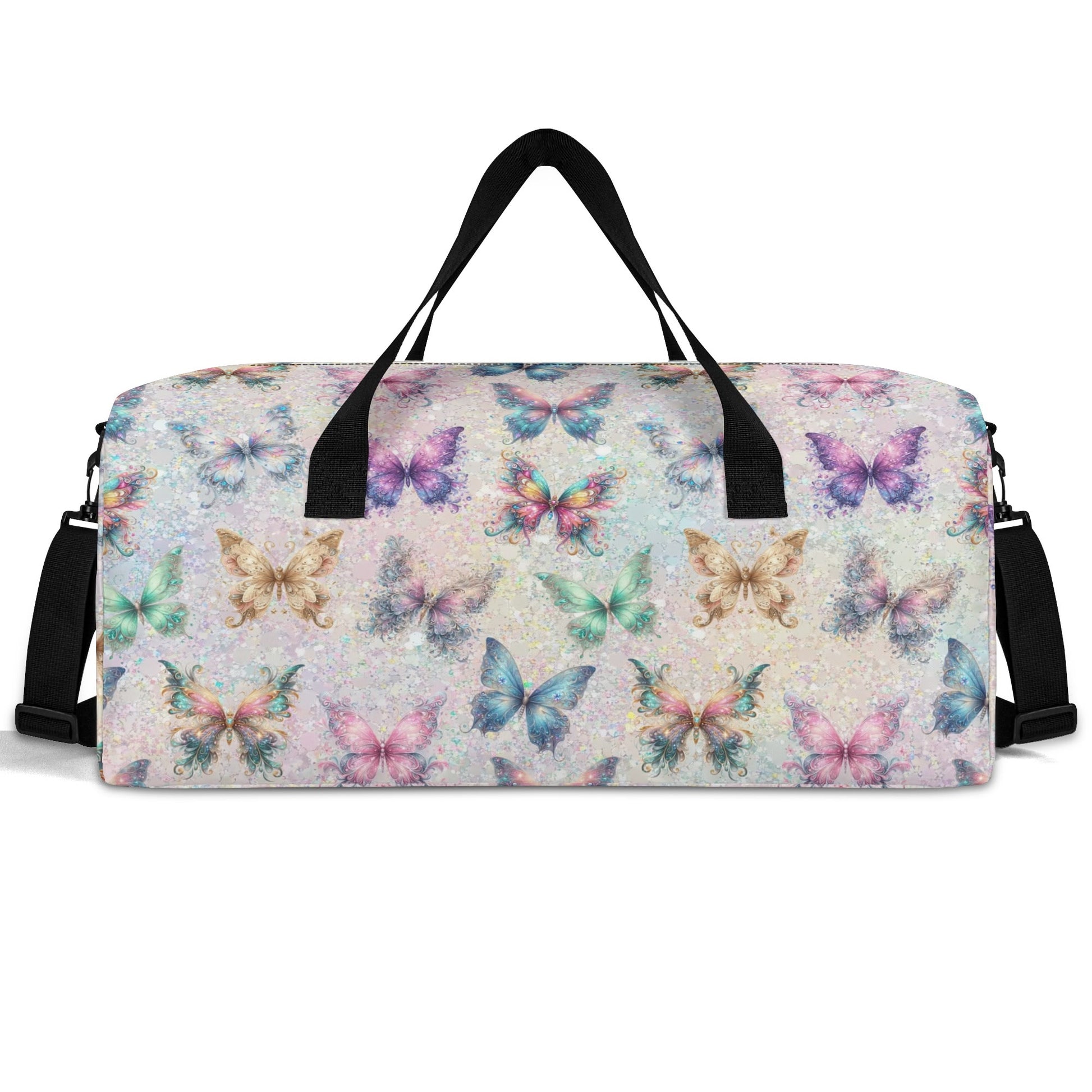 Sparkly Butterflies Duffel Bag