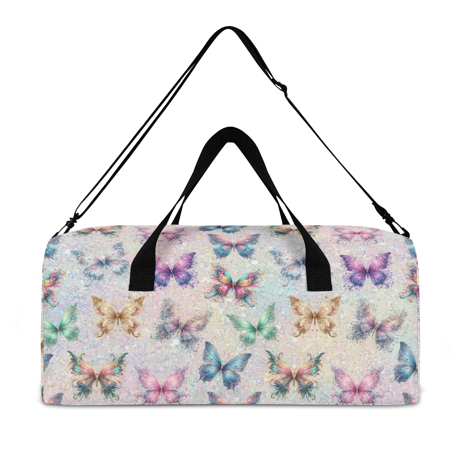 Sparkly Butterflies Duffel Bag